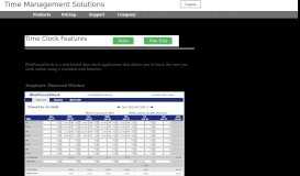 
							         Online Time Clock Software - Time Management Solutions								  
							    