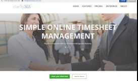 
							         Online Timesheets for Recruitment Agencies | Clarity 365								  
							    