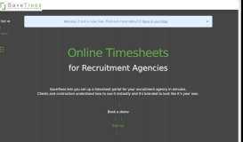 
							         Online Timesheets for the Modern Recruitment Agency								  
							    