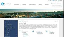 
							         Online Tools | Pierce County, WA - Official Website								  
							    