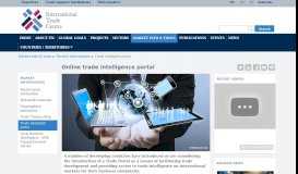 
							         Online trade intelligence portal - ITC								  
							    