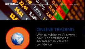 
							         Online Trading - AKD Trade								  
							    