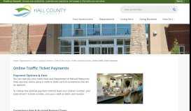 
							         Online Traffic Ticket Payments | Hall County, GA - Official Website								  
							    