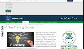 
							         Online Training Courses - Council of Europe								  
							    