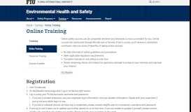 
							         Online Training | Environmental Health and Safety | Florida ...								  
							    