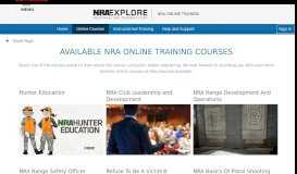 
							         Online Training - NRA								  
							    