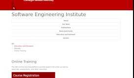 
							         Online Training | Software Engineering Institute								  
							    
