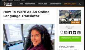 
							         Online Translation Jobs: How To Work As A Freelance Translator								  
							    