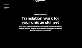 
							         Online Translator Jobs | Unbabel								  
							    