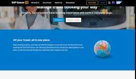 
							         Online Travel Booking Solution - Corporate Travel Booking ... - Concur								  
							    