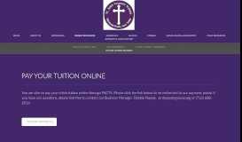 
							         Online Tuition Payment - St. John Vianney School								  
							    