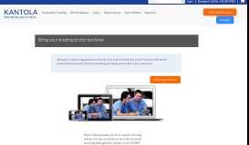 
							         Online Video Training - Kantola | Training Solutions								  
							    