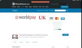 
							         Online Worldpay For WooCommerce – WordPress plugin | WordPress ...								  
							    