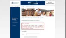 
							         Onlinebewerbung der Universität Mannheim								  
							    