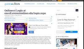 
							         Onlinecci Login at enroll.everestonline.edu/login.aspx | Guide to Login								  
							    
