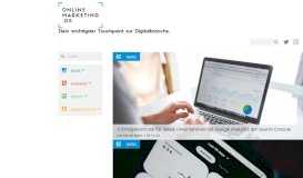 
							         OnlineMarketing.de: Das Online Marketing News Portal								  
							    