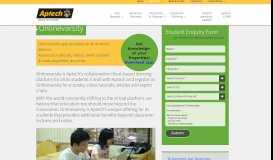 
							         Onlinevarsity | Aptech's online learning portal for students								  
							    