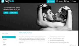 
							         Only Lads - free gay dating & gay chat social network								  
							    