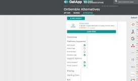 
							         OnSemble Intranet Portal Alternatives and Competitors | GetApp								  
							    