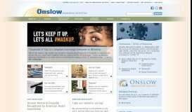 
							         Onslow Memorial Hospital: Home Page								  
							    