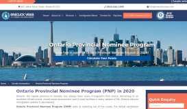 
							         Ontario PNP Program Eligibility and Requirements 2019								  
							    