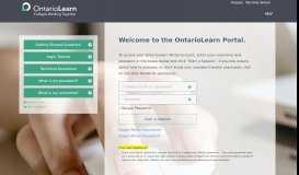 
							         OntarioLearn Portal								  
							    