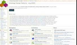 
							         Ontology Design Patterns . org (ODP) - Odp								  
							    