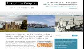 
							         ONVIO Client Portal Dorchester : Edwards & Keeping								  
							    