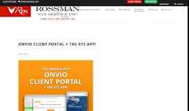 
							         Onvio Client Portal + The RTS App – Rossman Tax Service								  
							    