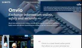 
							         Onvio online portal | Shorts Accountants								  
							    