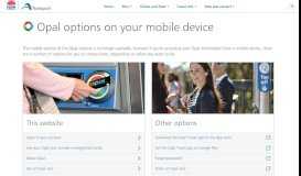 
							         Opal options on your mobile device | transportnsw.info								  
							    