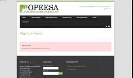 
							         OPEESA OPE-In-the-KNOW October 2016 - OPEESA								  
							    