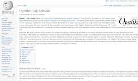
							         Opelika City Schools - Wikipedia								  
							    