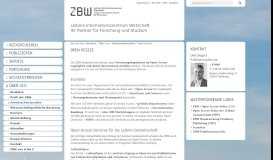 
							         Open Access | ZBW								  
							    