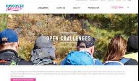 
							         Open Challenges - Discover Adventure								  
							    