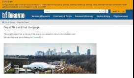
							         Open Data Catalogue - City of Toronto								  
							    