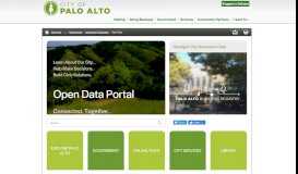 
							         Open Data · City of Palo Alto								  
							    