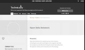 
							         Open Data Delaware - Technical.ly								  
							    