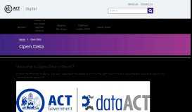 
							         Open Data - Digital - ACT Government								  
							    