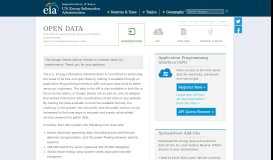
							         Open Data - EIA								  
							    
