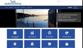 
							         Open Data | Nova Scotia: Nova Scotia Government - Open Data Portal								  
							    