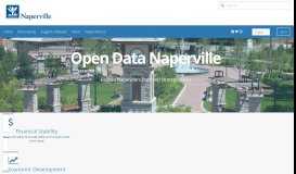 
							         Open Data Portal | Naperville Open Performance								  
							    