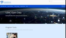 
							         Open Data Portal | USAC | Data Platform								  
							    