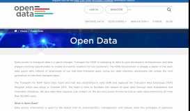 
							         Open Data | TfNSW Open Data Hub and Developer Portal								  
							    