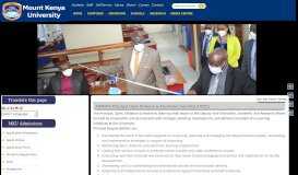 
							         Open Distance & Electronic Learning (ODEL) - Mount Kenya University								  
							    