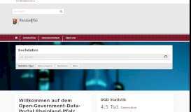 
							         Open-Government-Data-Portal Rheinland-Pfalz								  
							    