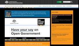 
							         Open Government Partnership Australia |								  
							    