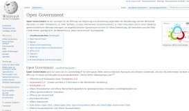 
							         Open Government – Wikipedia								  
							    