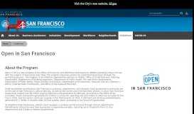 
							         Open in San Francisco | Office of Economic and Workforce Development								  
							    