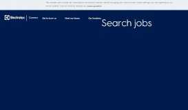 
							         Open Jobs | Electrolux Careers - Electrolux Group								  
							    